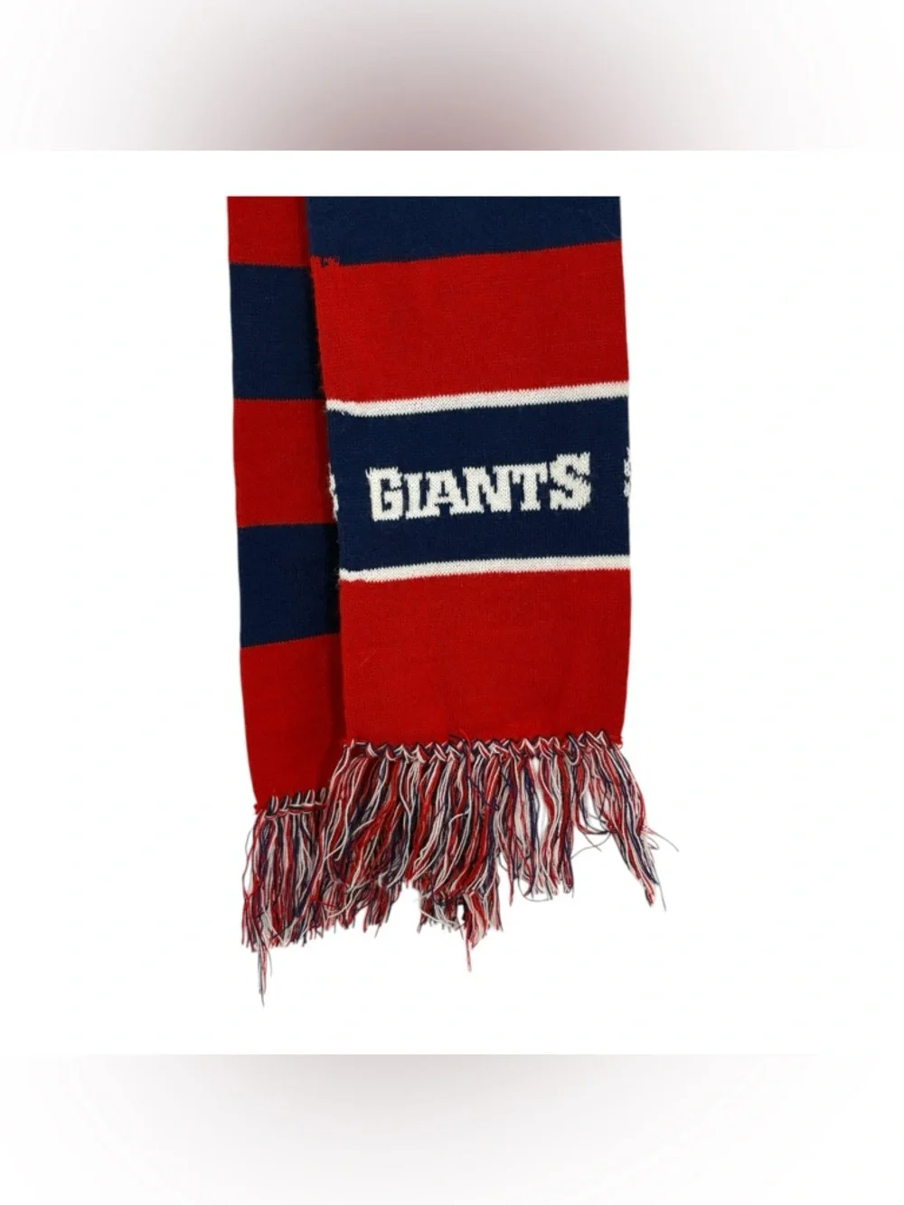New York NY Giants NFL Football Red Blue Unisex Knit Winter Scarf 50